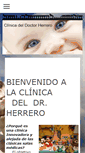 Mobile Screenshot of clinicadeldoctorherrero.es